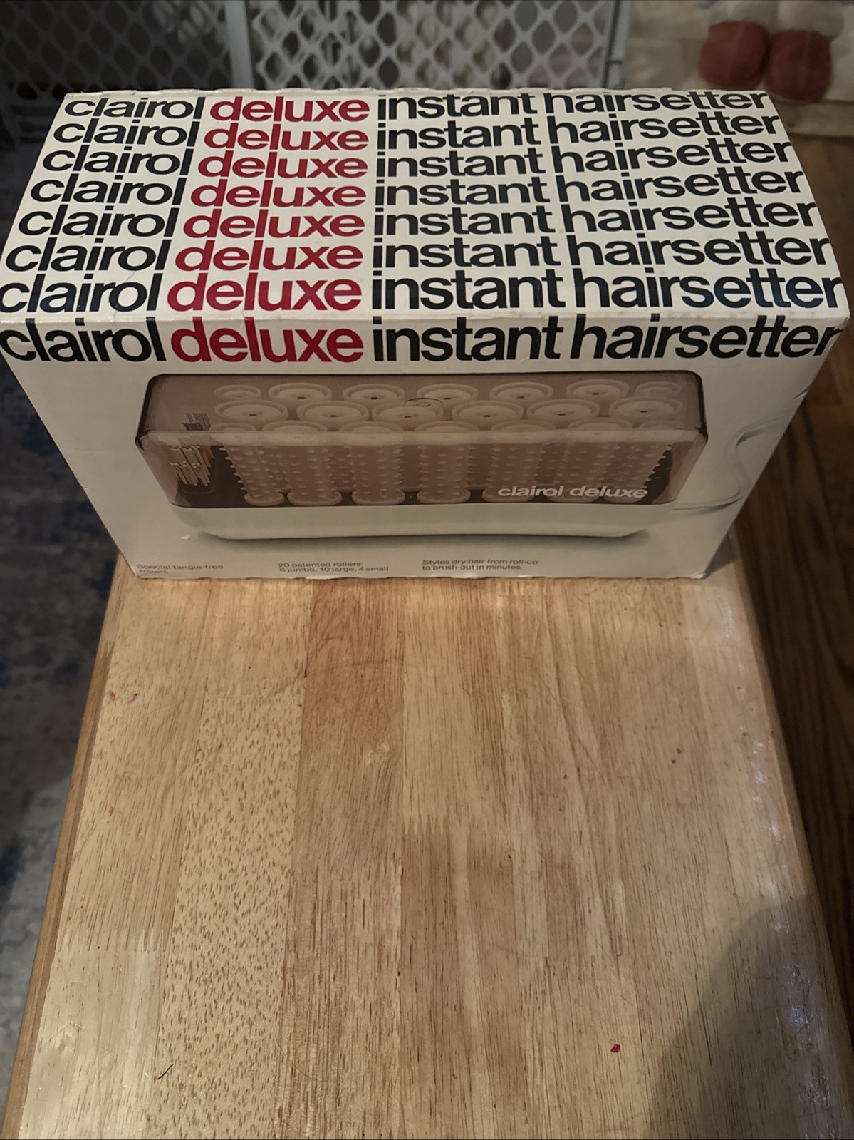 Vintage Clairol Deluxe Instant Hairsetter C-40 - 20 Rollers - 1978 - NOB Vintage Clairol Deluxe Instant Hairsetter C-40 - 20 Rollers - 1978 - NOB