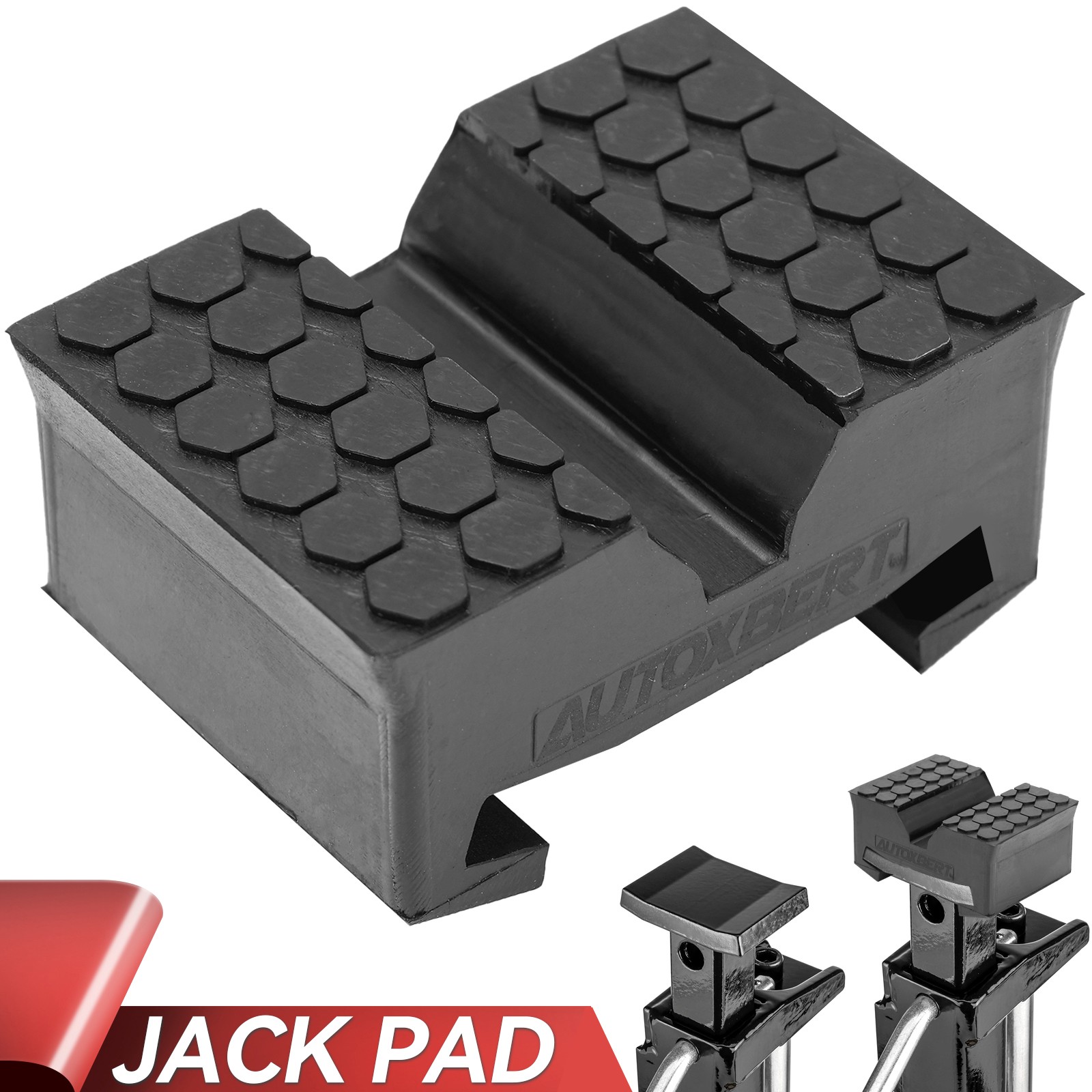 1Pc Rubber Jack Pad Adapter Pinch Weld Frame Rail Protector for All-in-One Jacks