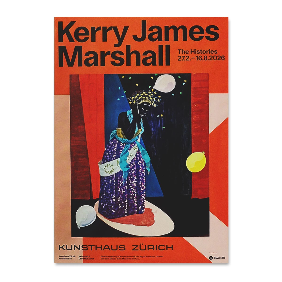 Kerry James Marshall The Histories Official Exhibition Poster (SIGNED) Kerry James Marshall The Histories Official Exhibition Poster (SIGNED)