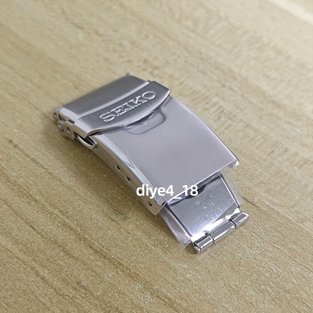 Original 16mm 18mm 20mm Stainless Steel Watch Clasp for Seiko