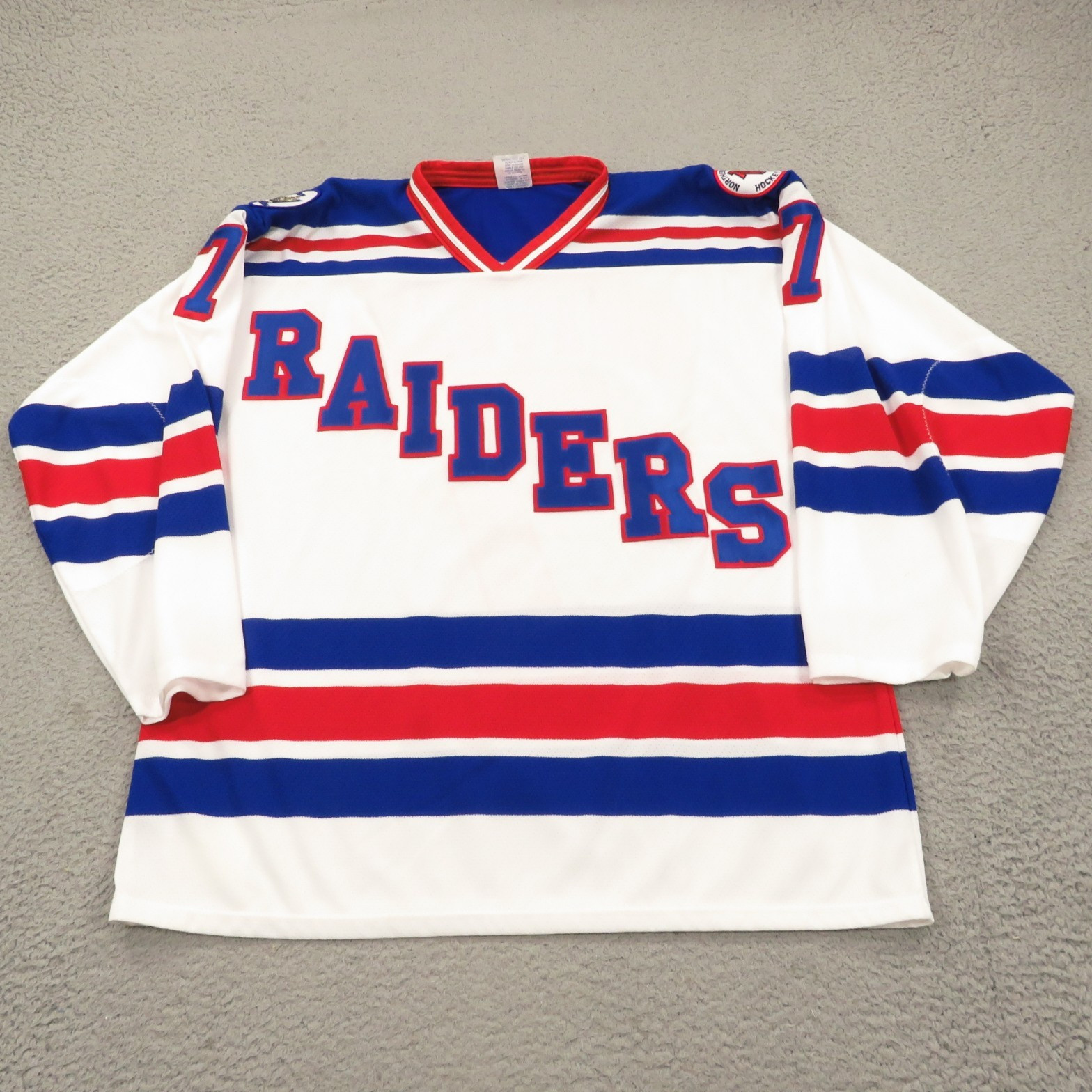 Reston Raiders Jersey Large Player Issue Joe Snively Virginia Sewn Authentic VTG Reston Raiders Jersey Large Player Issue Joe Snively Virginia Sewn Authentic VTG