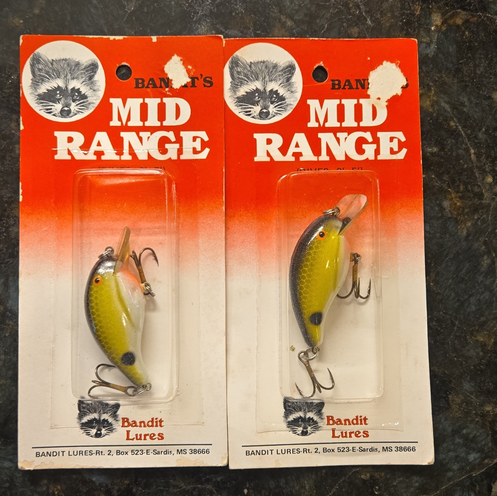 Vintage Pre-PRADCO Bandit Mid Range 100 #102 Silver Spark NOS Sardis MS