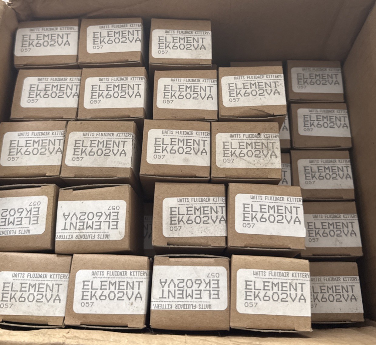 WATTS  EK602VA,  FLUIDAIR ELEMENT  lot of 44