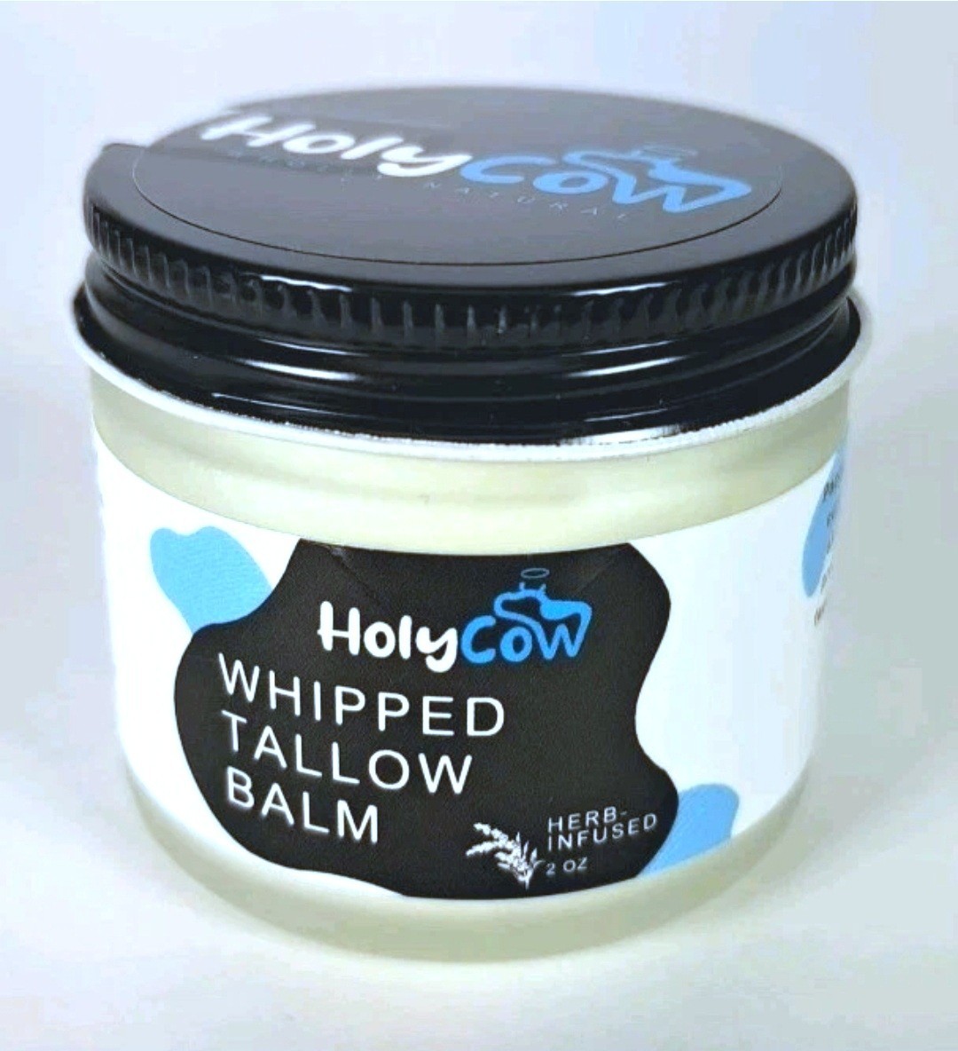 Holy Cow Whipped Tallow Balm w/ Organic Jojoba Oil Beef Tallow Herb Infused Holy Cow Whipped Tallow Balm w/ Organic Jojoba Oil Beef Tallow Herb Infused