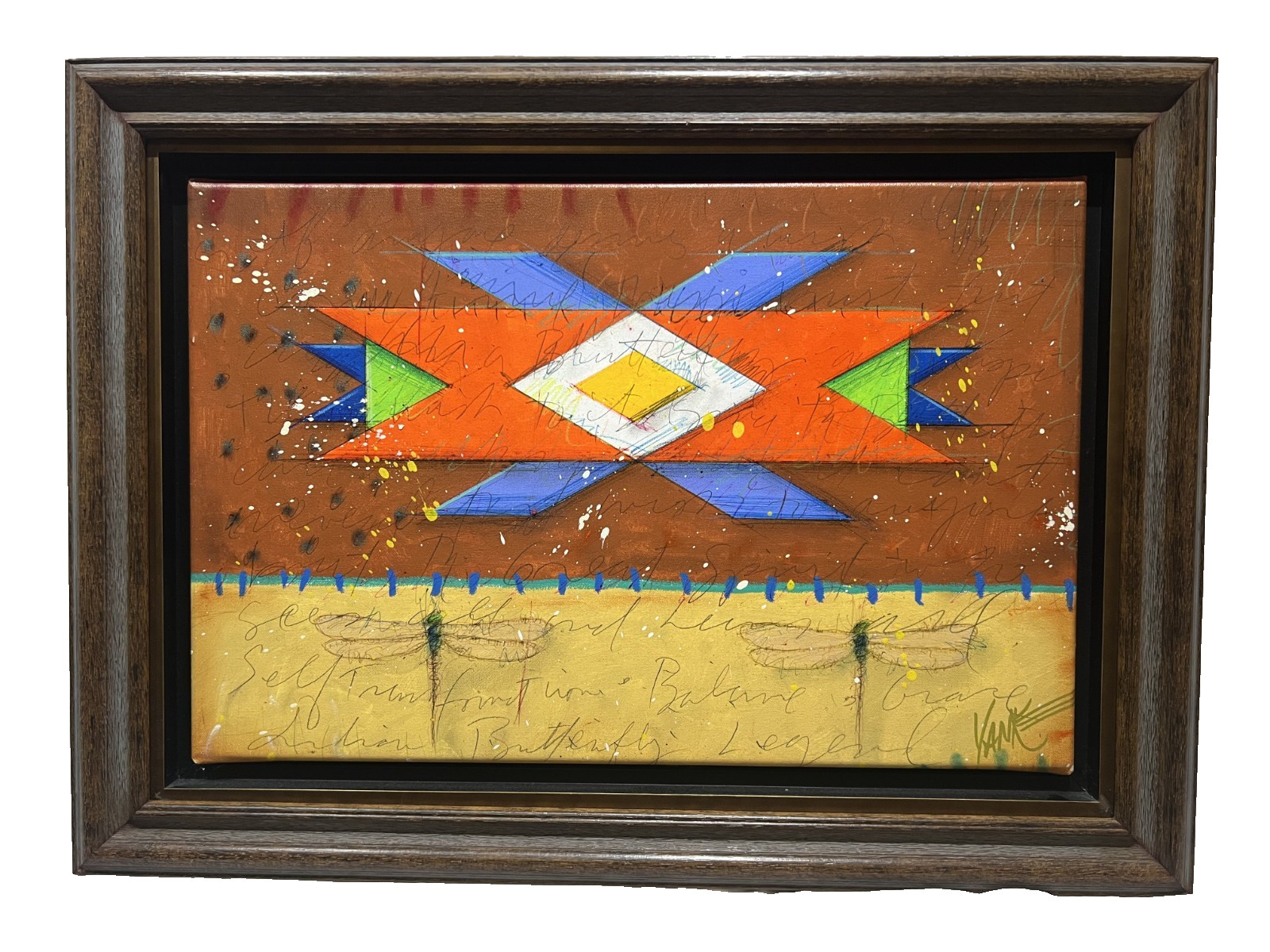 Tim Yanke Original Mixed Media on Canvas \