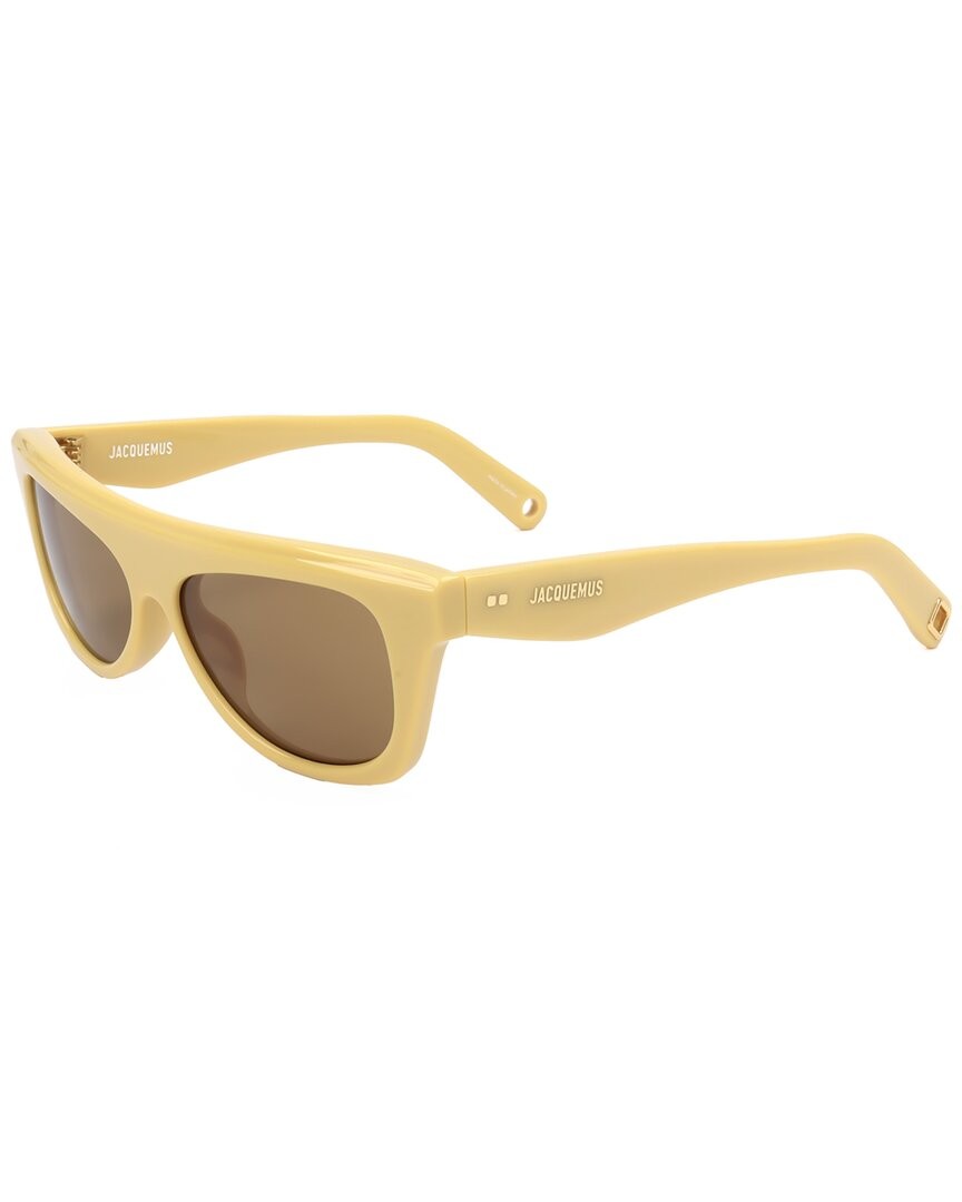 Jacquemus Women\'s Jac58 55Mm Sunglasses Women\'s Yellow Jacquemus Women\'s Jac58 55Mm Sunglasses Women\'s Yellow