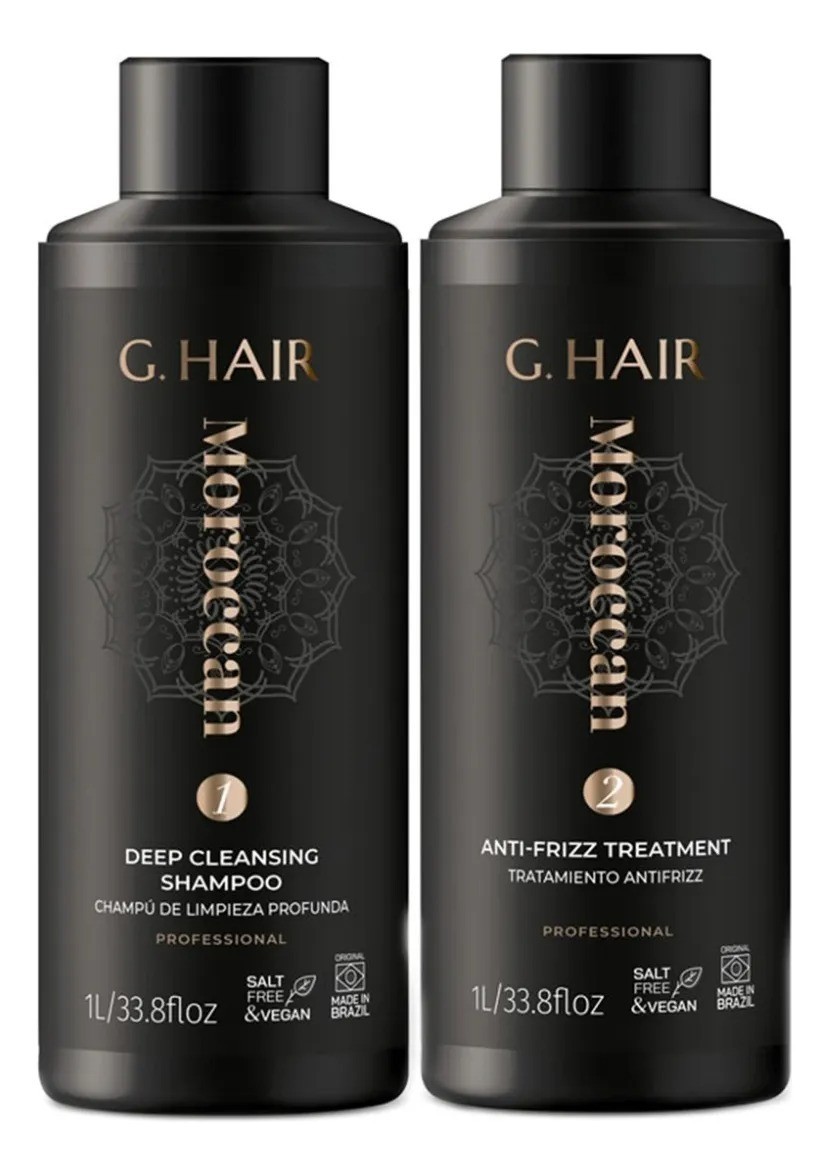 GHAIR Moroccan Capillary Smoothing Keratin Treatment - Kit 2x1L