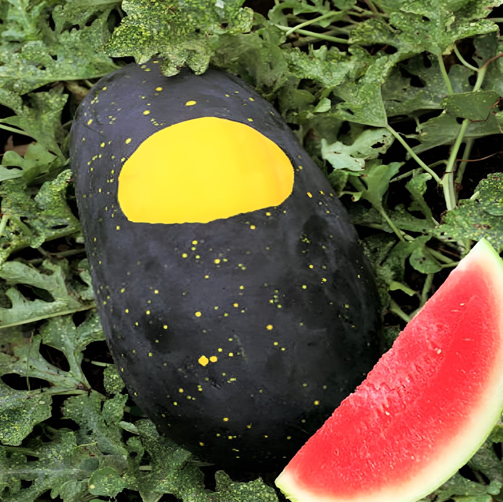 2.5 Grams (20-25) Heirloom Moon&Stars Red Watermelon Seeds - Up to 30lb Melon