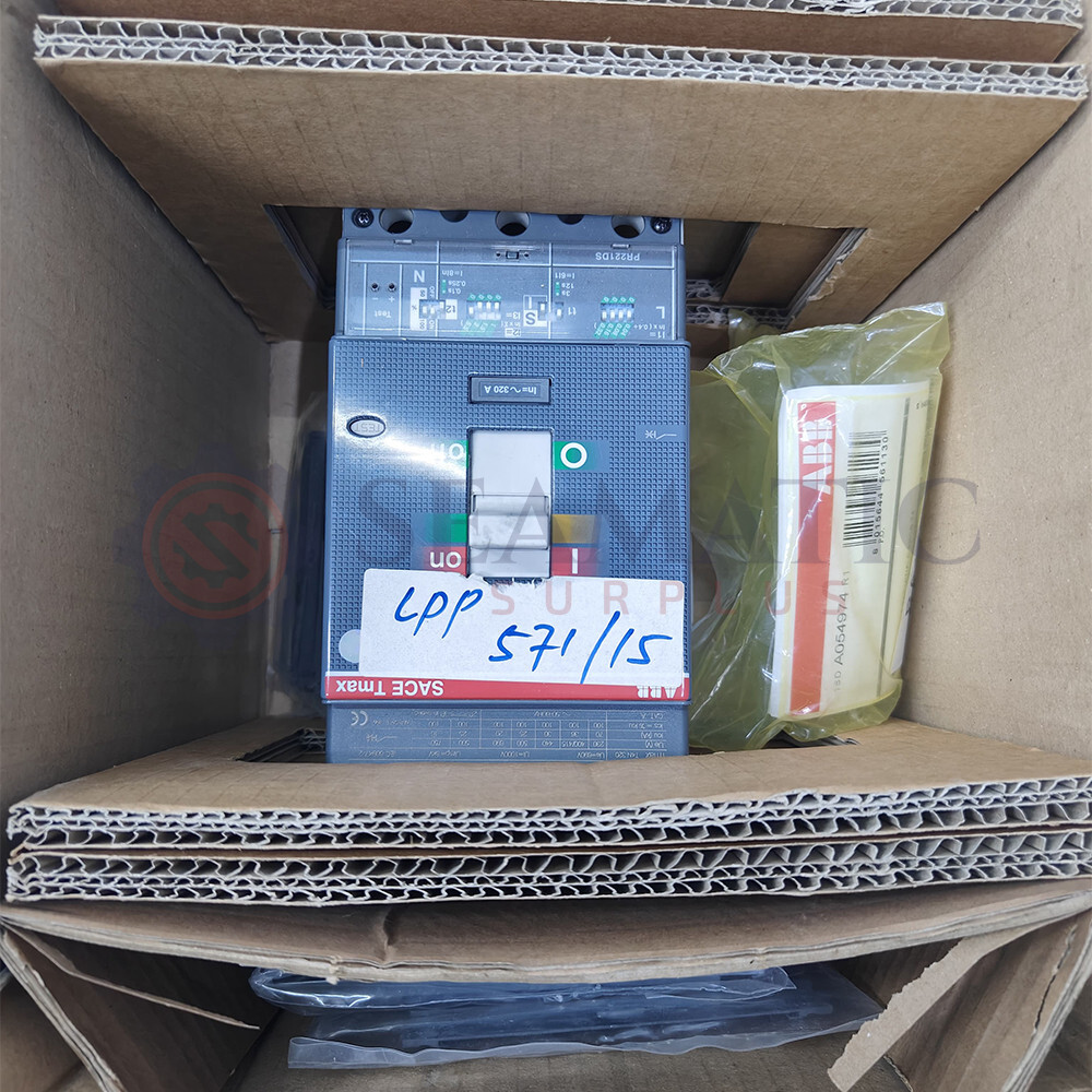 ABB MCCB 3P 320A, SACE Tmax T4N 320, Ue=690v, Ui=1000v, Uimp=8Kv, Icu=70kA, V#34 ABB MCCB 3P 320A, SACE Tmax T4N 320, Ue=690v, Ui=1000v, Uimp=8Kv, Icu=70kA, V#34