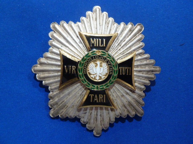 POLISH BREST STAR FOR ORDER OF THE VIRITUTI MILITARY POLISH BREST STAR FOR ORDER OF THE VIRITUTI MILITARY