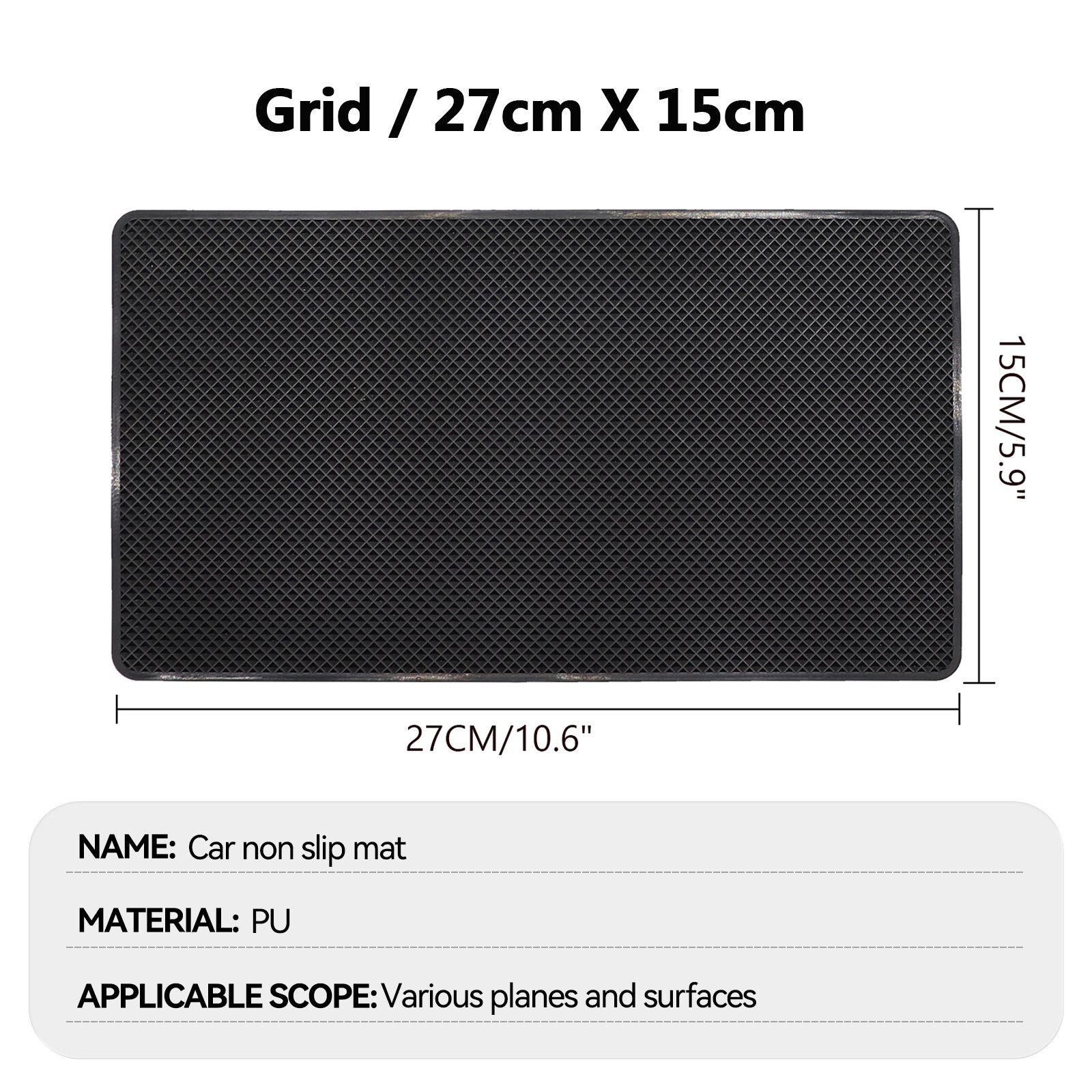 Car Magic Anti-Slip Dashboard Sticky Pad Non-slip Mat GPS Cell Dash Phone Holder