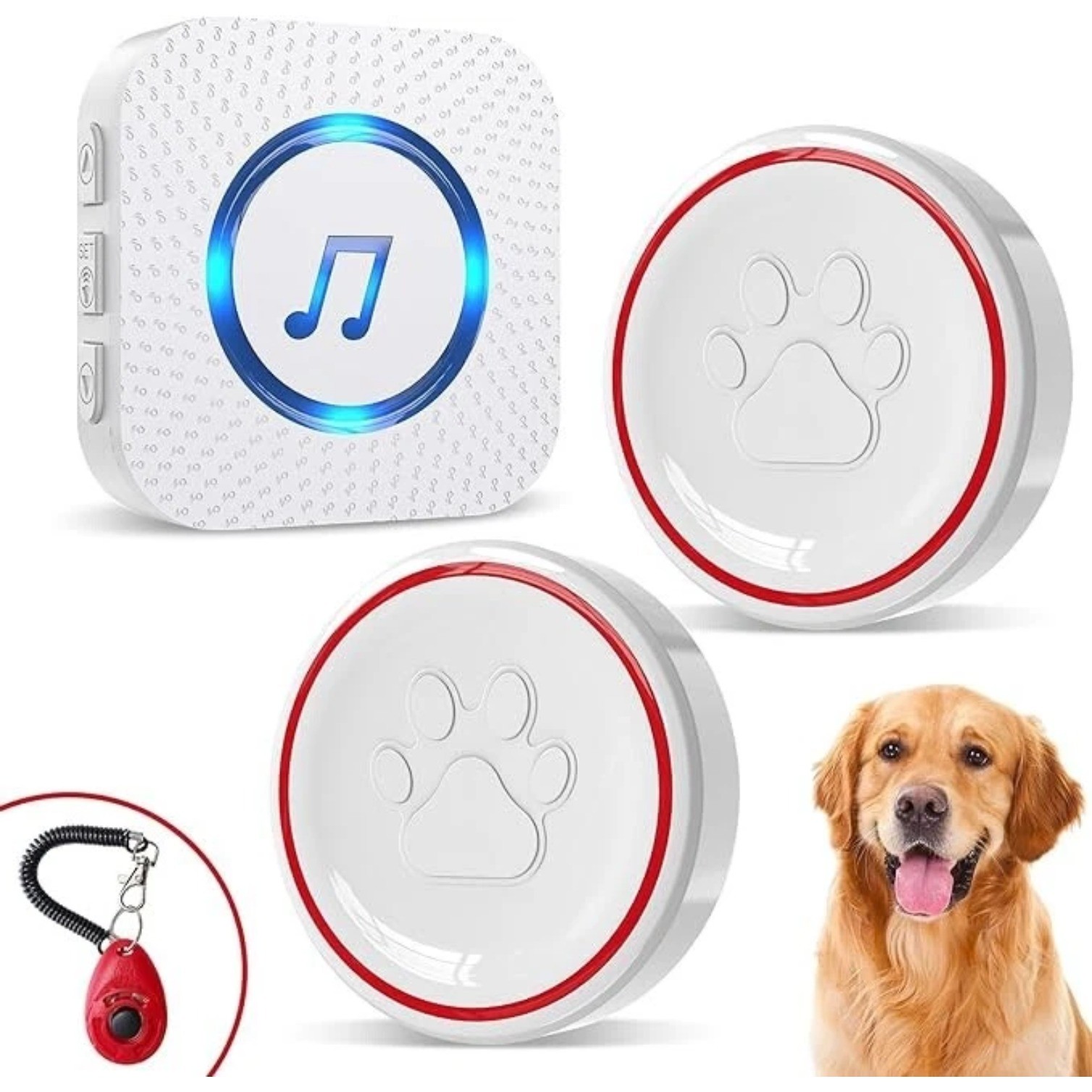 Smart Dog Door Bell,Dog Bells to Go Outside,doorbell Potty Training Smart Dog Door Bell,Dog Bells to Go Outside,doorbell Potty Training