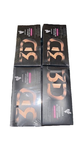 4x Younique Moodstruck 3D Fiber Lashes Factory Sealed Full Set