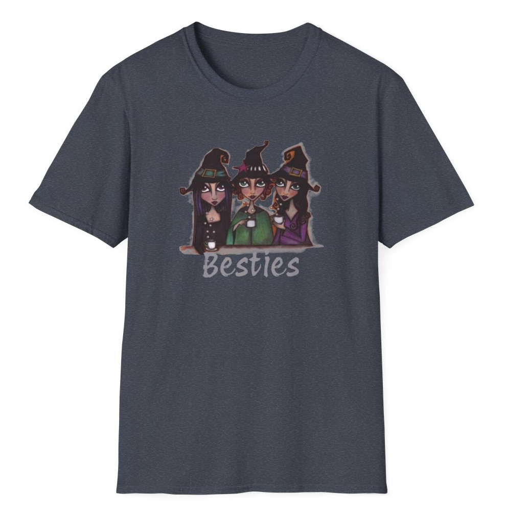 Witchy Besties T-Shirt/BFFs Tee Size 4X/XXXX Large