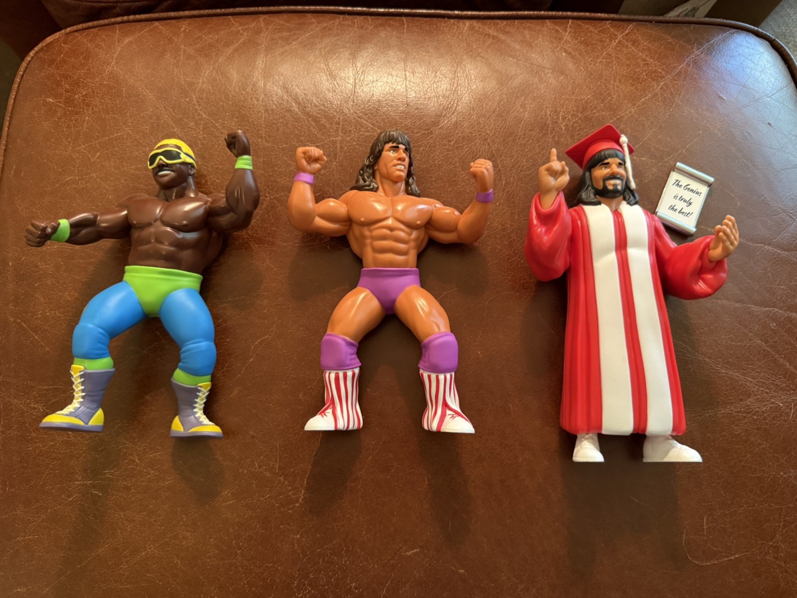 Big Rubber Guys wrestling LJN 3 figure lot Koko B Ware Texas Tornado Genius wwe Big Rubber Guys wrestling LJN 3 figure lot Koko B Ware Texas Tornado Genius wwe