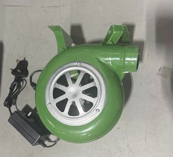 80W Electric Air Blower Fan 100-240V Variable Speed for BBQ Fireplace Grill