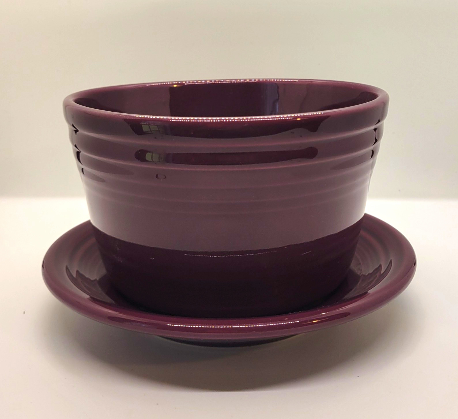 Fiesta Heather Flower Pot Retired Color and Piece Homer Laughlin China