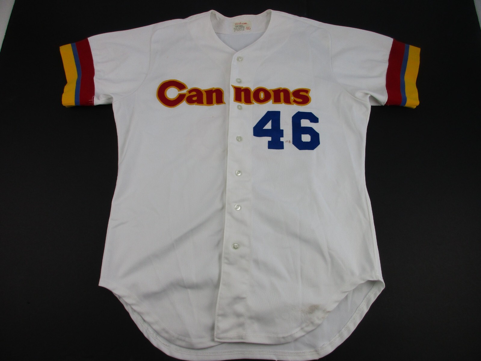 Andy Hawkins Calgary Cannons Jersey Wilson authentic game used Vintage Mariners Andy Hawkins Calgary Cannons Jersey Wilson authentic game used Vintage Mariners