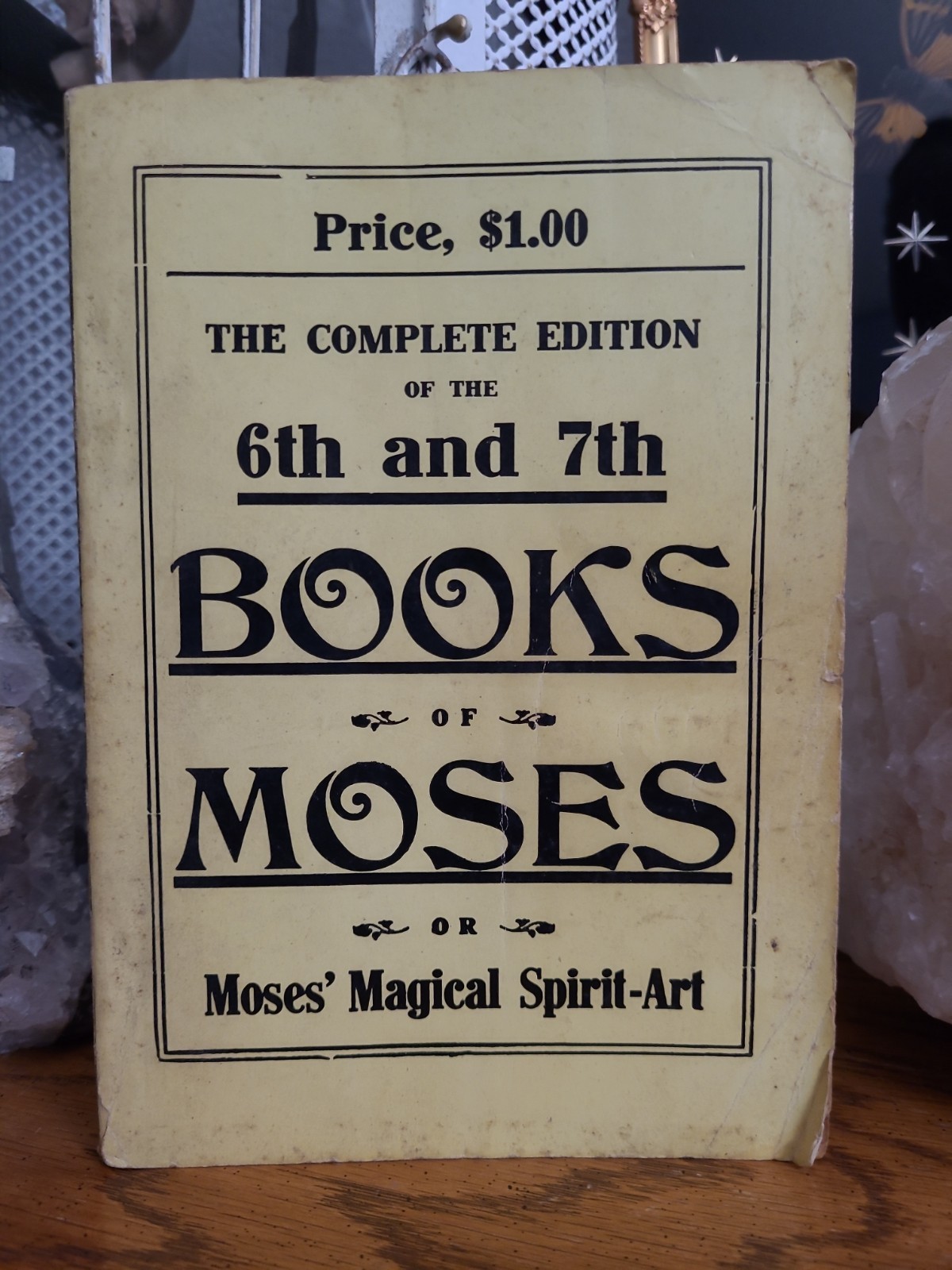 1880 The 6TH & 7TH Books Of Moses - Scarce Antique Occult Book PB  