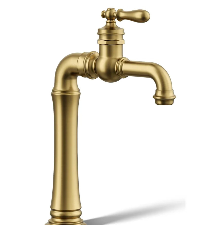 Kohler Artifacts K-72763-9M-2MB Vessel Bathroom Sink Faucet Drain Moderne Brass