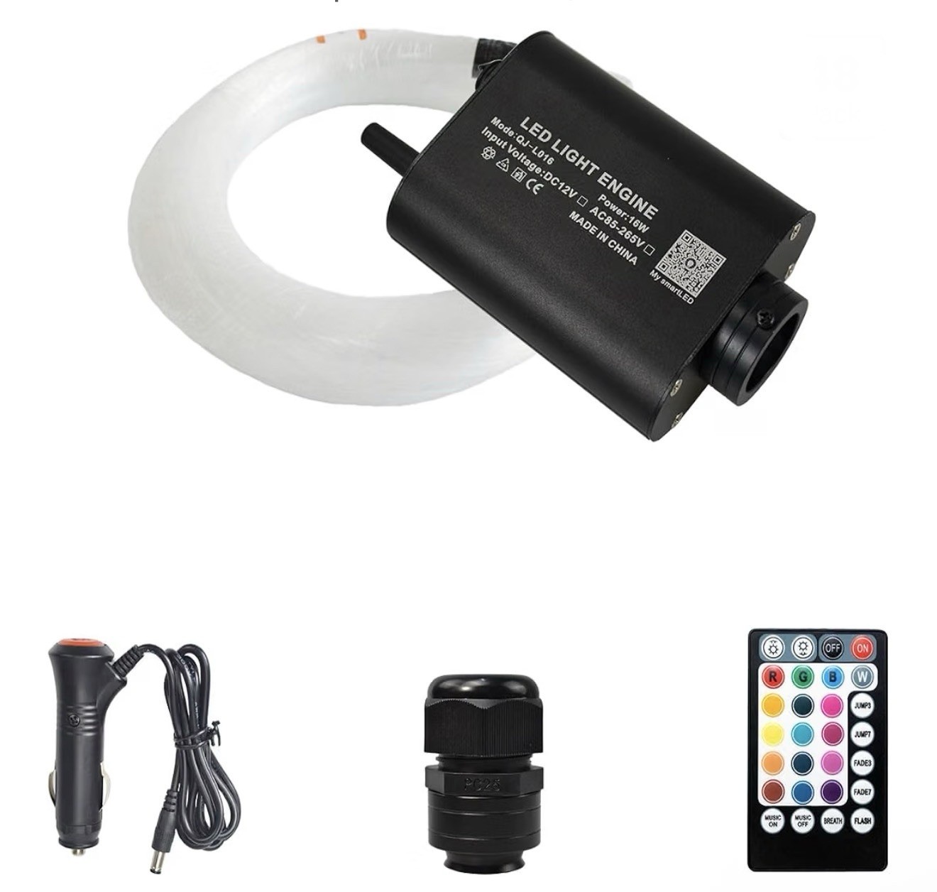 Firework 16W RGBW Fiber Optic Lights Star Ceiling Light Kit 360 PCs With Remote Firework 16W RGBW Fiber Optic Lights Star Ceiling Light Kit 360 PCs With Remote