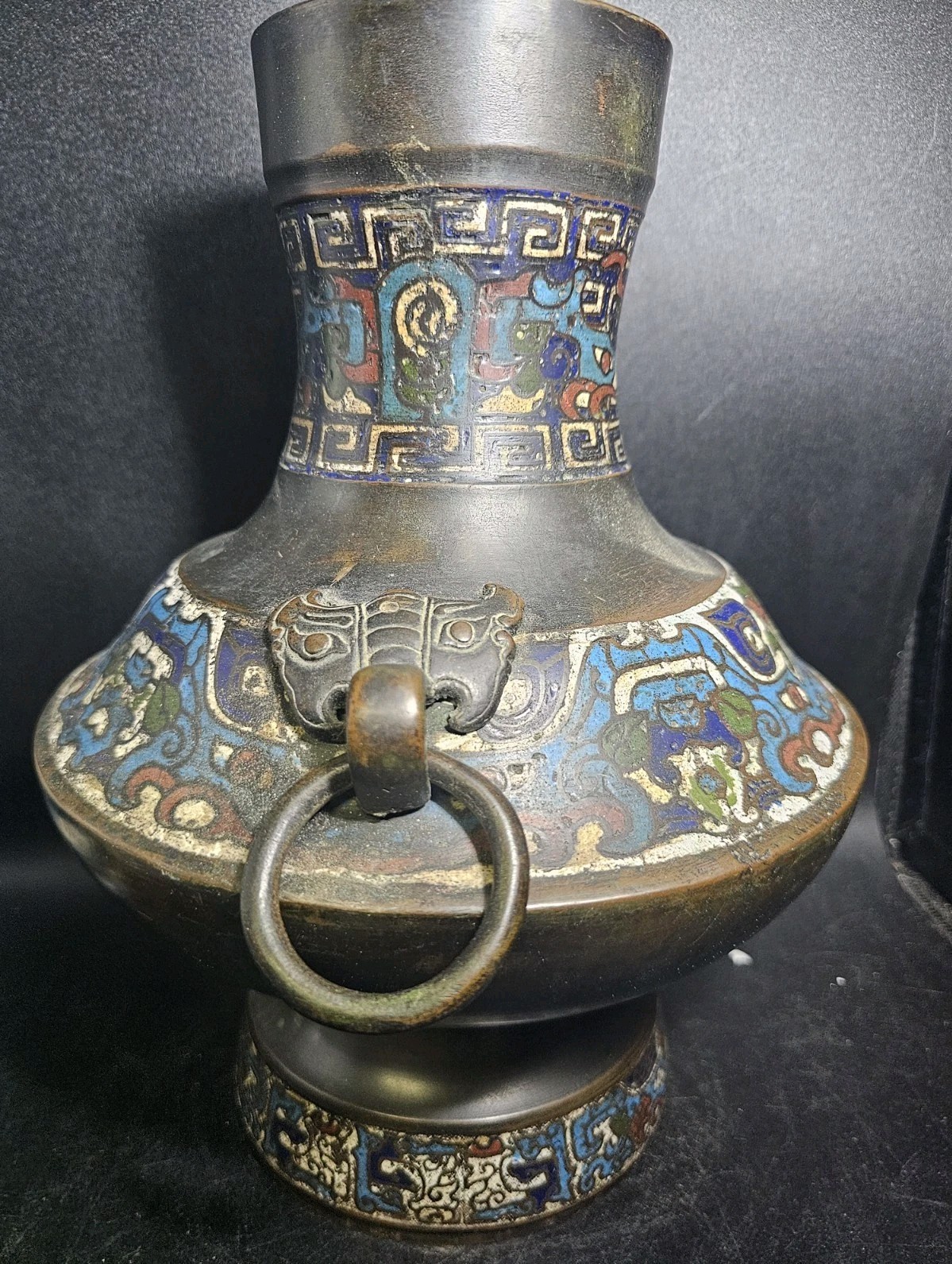 Antique Japanese Cloisonne Enamel On Bronze 12\ Antique Japanese Cloisonne Enamel On Bronze 12\