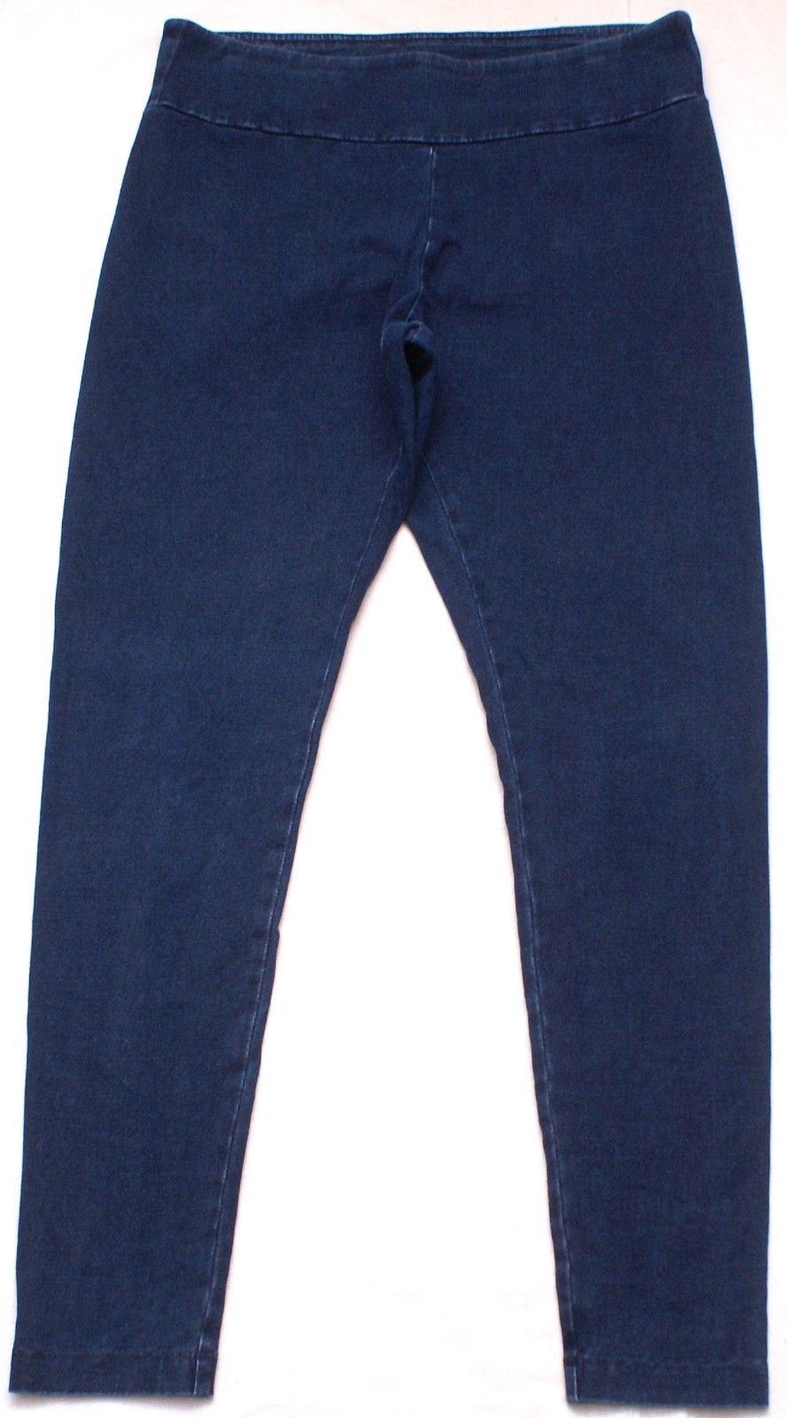 PureJill J.Jill Womens Small Indigo Ankle Legging Pull On Blue Knit Denim Pants