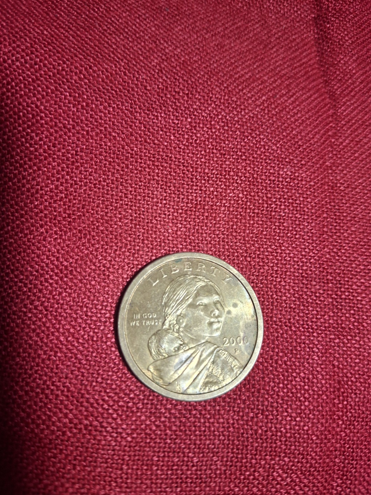 Rare 2000-P Sacagawea $1 Coin Philadelphia Business Strike Copper Composition