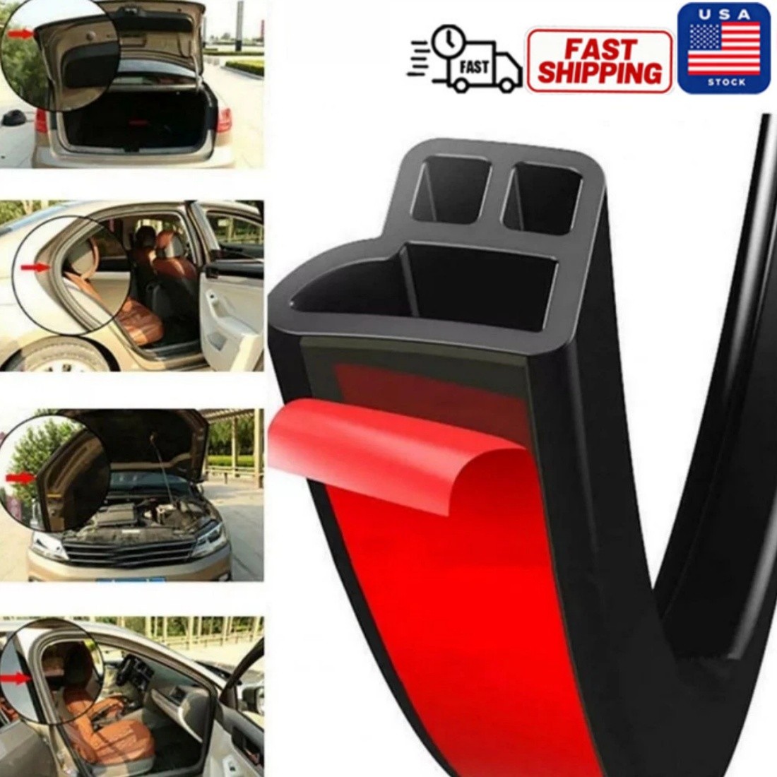 32.8Ft Car L-Shaped Door Rubber Sealing Strip Weatherstrip Edge Moulding Parts 32.8Ft Car L-Shaped Door Rubber Sealing Strip Weatherstrip Edge Moulding Parts