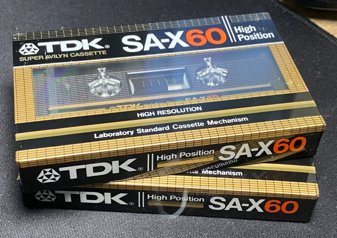 Lot: 2 TDK SA-X 60 High Bias Cassette Tapes New Vintage