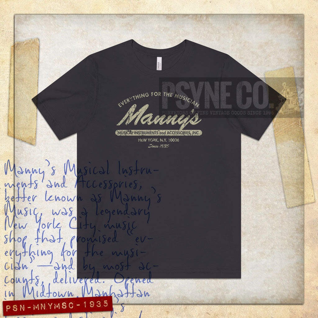Manny\'s Music 1935 Vintage Men\'s T-Shirt