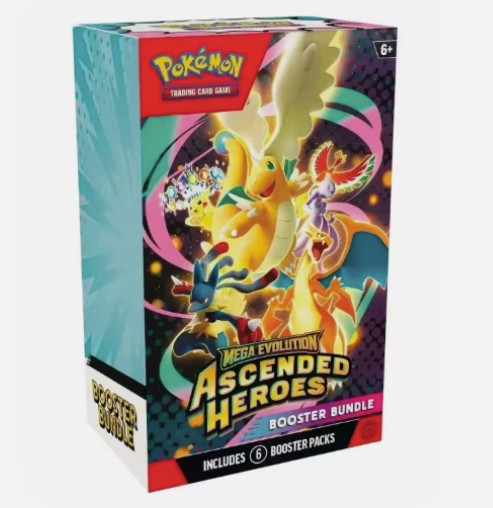 Pokemon TCG Mega Evolution Ascended Heroes Booster Bundle Sealed