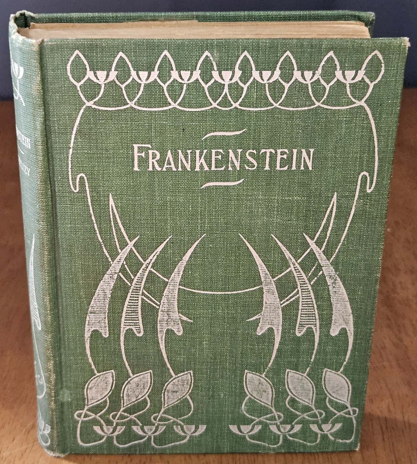 1895 Frankenstein Mary Shelley Rare Antique Mary\'s Frankenstein Preface