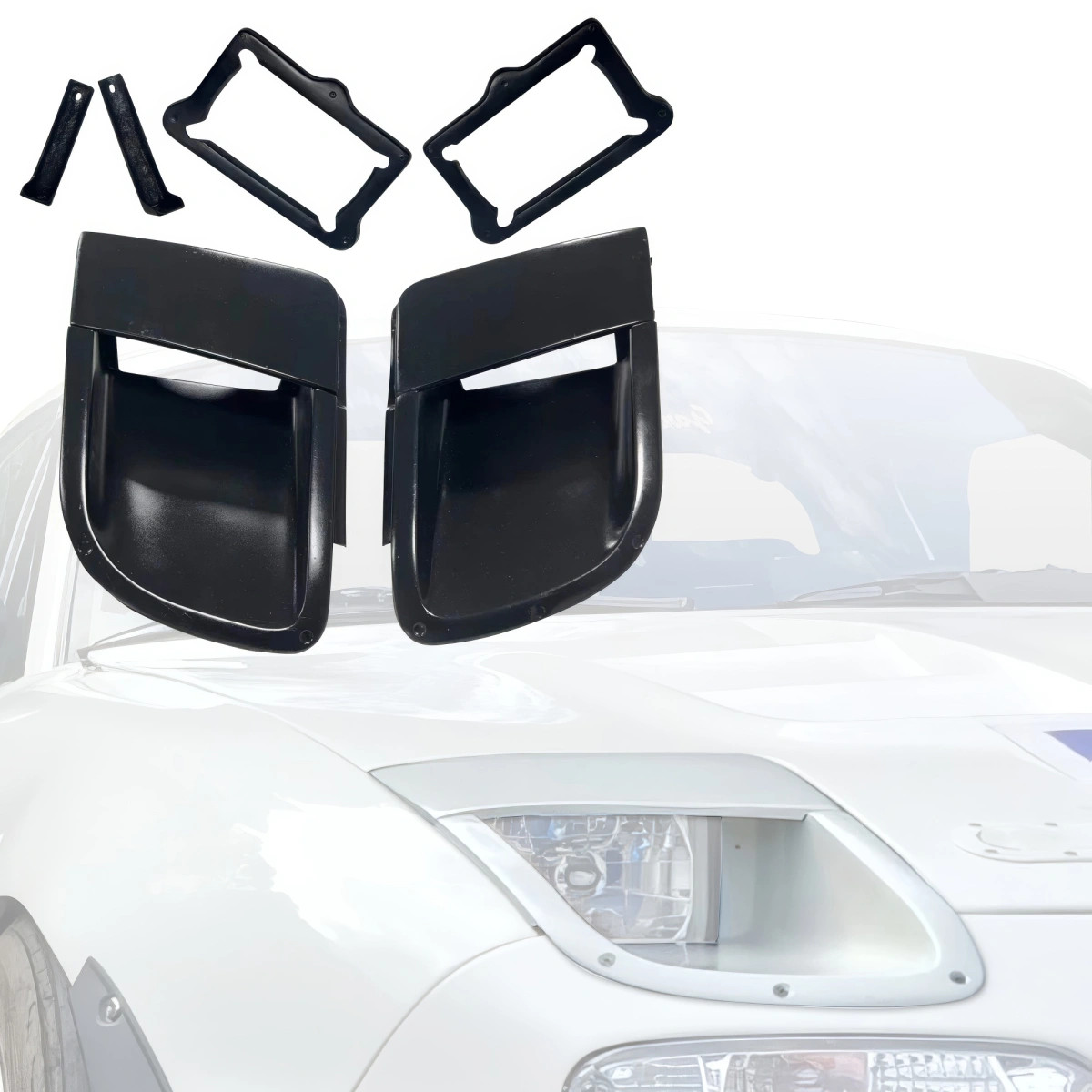 ModeloDrive FRP JSPE Headlight Housings (NA) for Miata Mazda 90-96 modelodrive_