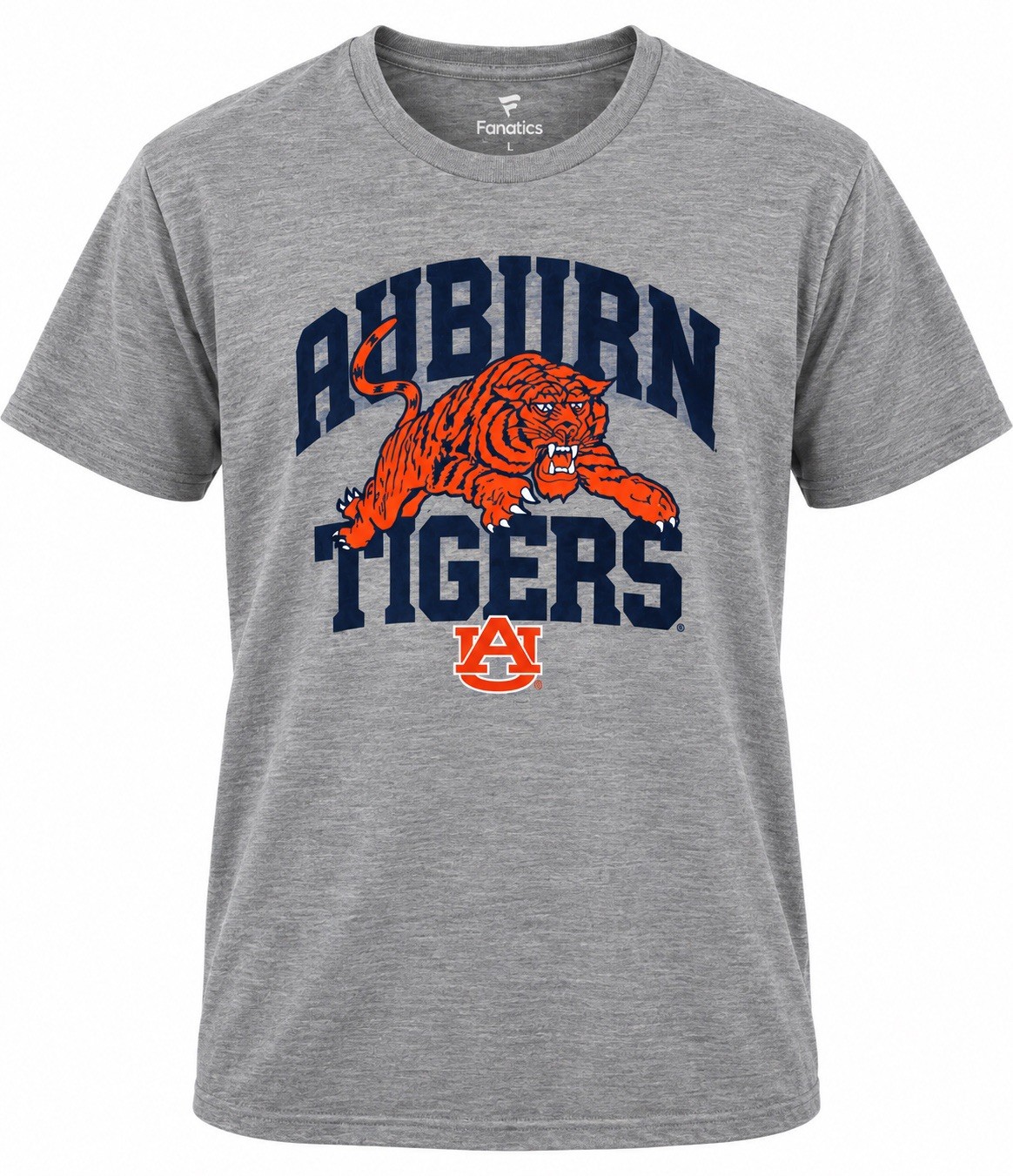 Auburn University Tigers Fanatics Brand Men’s Gray Retro Graphic T-Shirt - XL