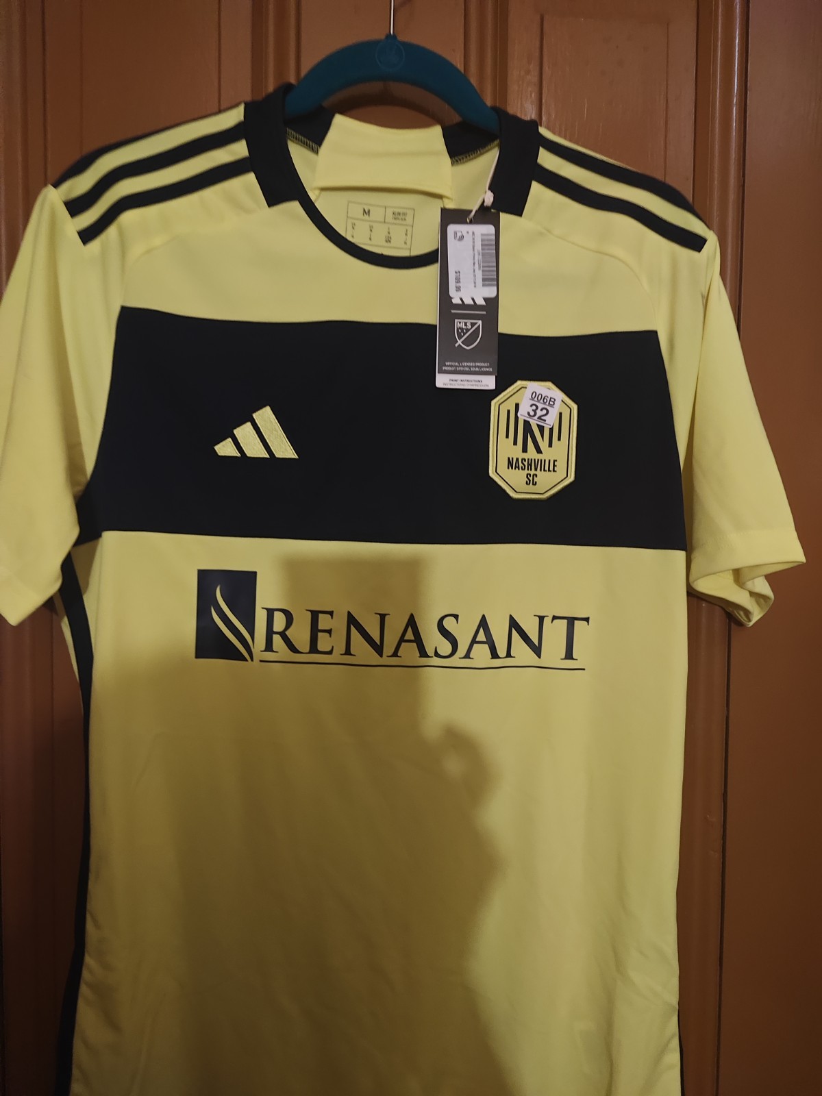 Adidas Nashville SC Authentic Player Issue Jersey 2024 MLS Aeroready Medium NWT