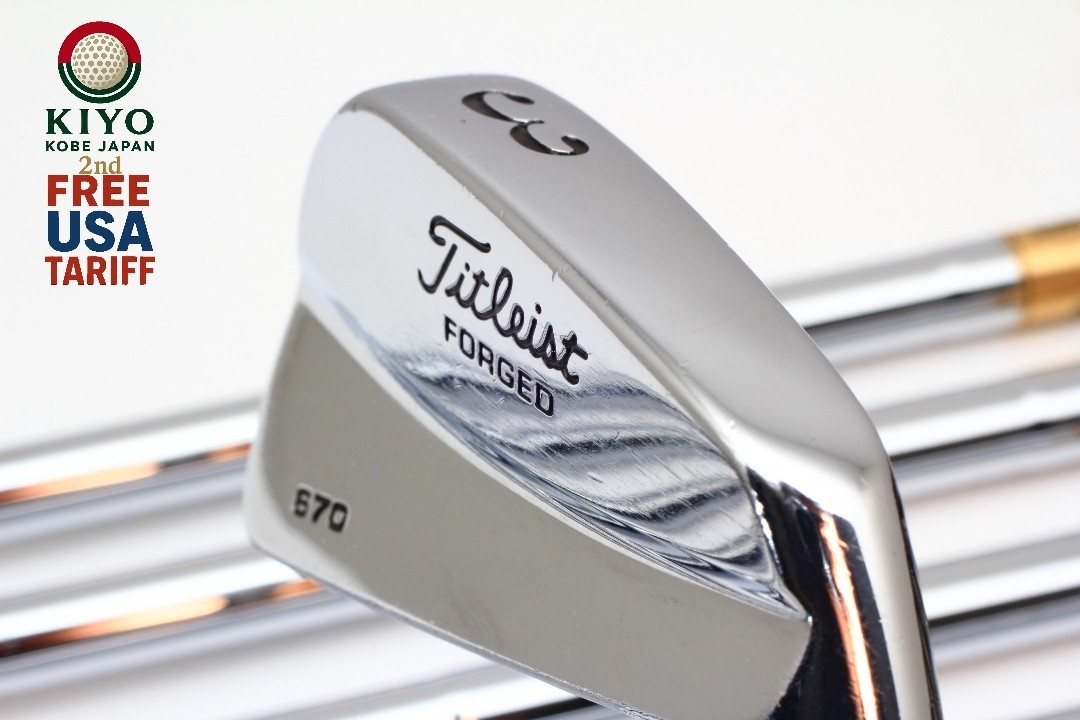 8Pcs Titleist FORGED 670 Iron set 3-4-5-6-7-8-9-PW Stiff Flex DG S300 RH Irons