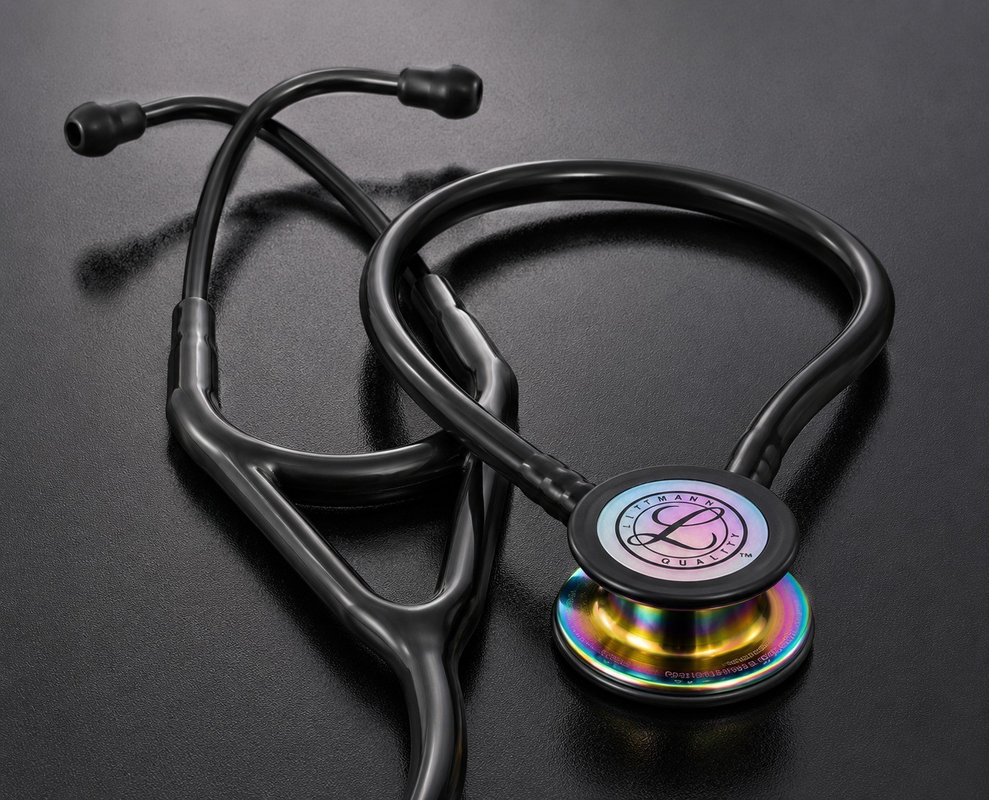 3M™ Littmann® Cardiology IV Stethoscope Black-Rainbow Black Edition 27 inch,6163 3M™ Littmann® Cardiology IV Stethoscope Black-Rainbow Black Edition 27 inch,6163