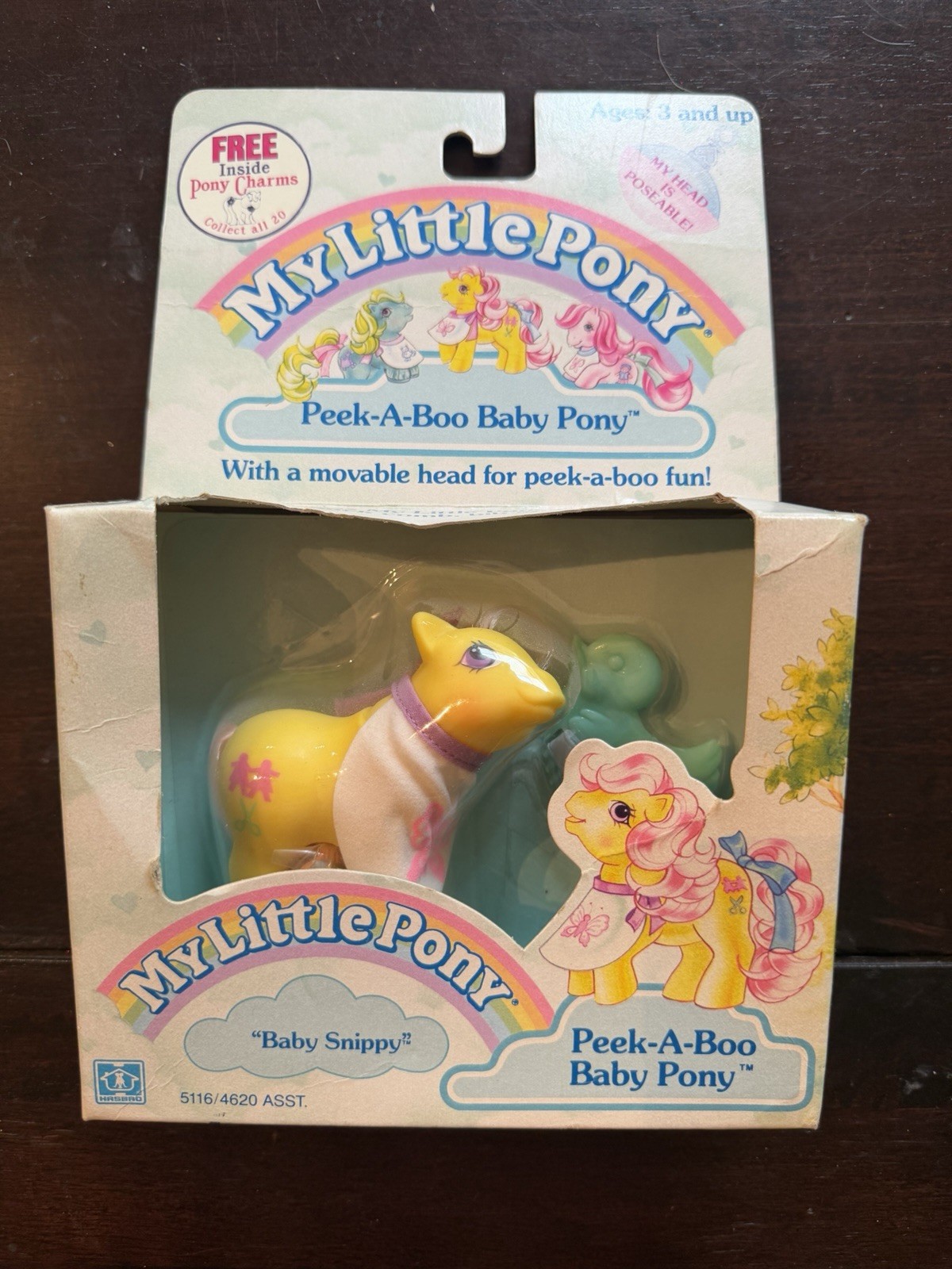 Vintage *My Little Pony* 1987 *PEEK A BOO BABY* SNIPPY NEW In Box RARE* Vintage *My Little Pony* 1987 *PEEK A BOO BABY* SNIPPY NEW In Box RARE*
