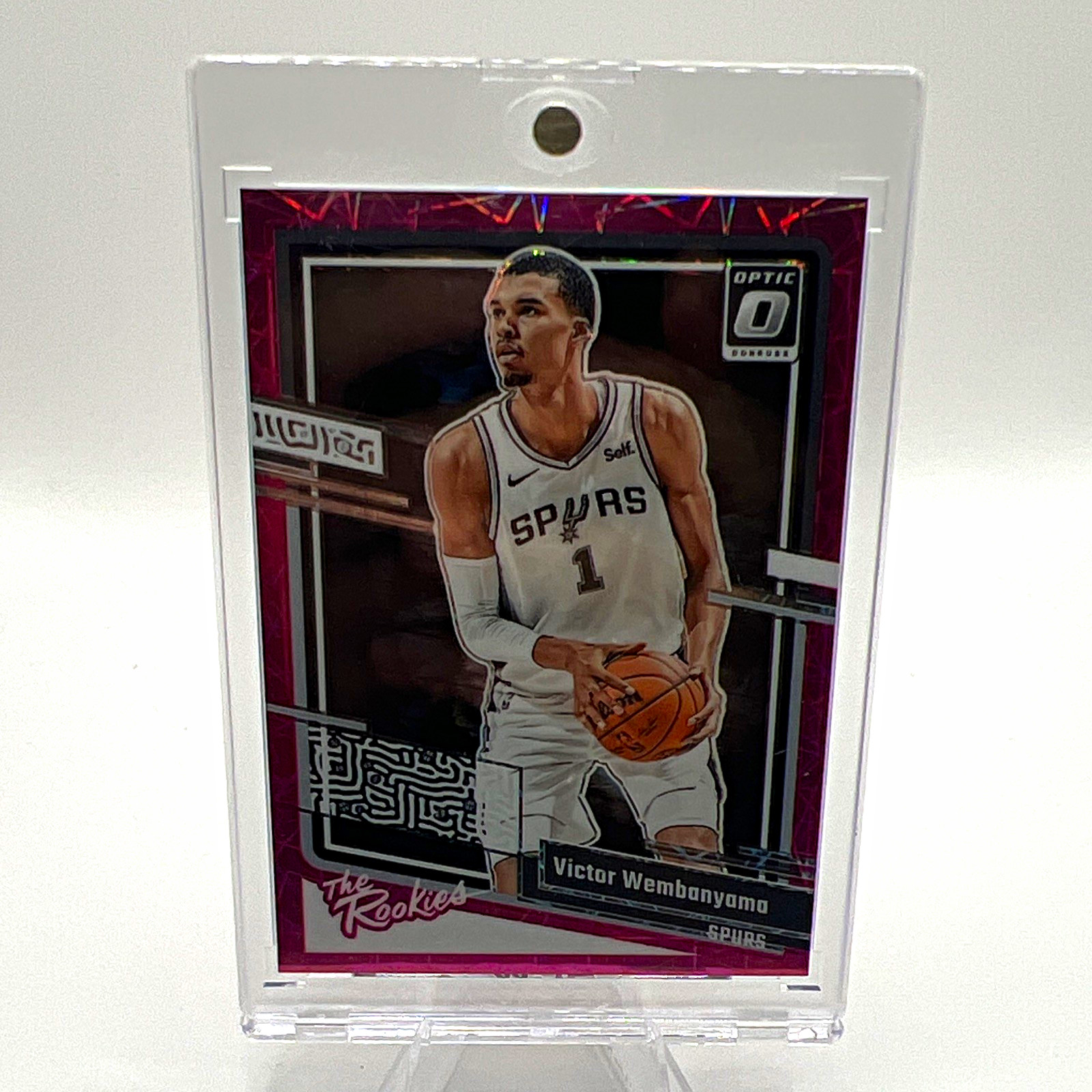 2023-24 Panini Donruss Optic The Rookies Wembanyama Pink Velocity /79 #4 2023-24 Panini Donruss Optic The Rookies Wembanyama Pink Velocity /79 #4