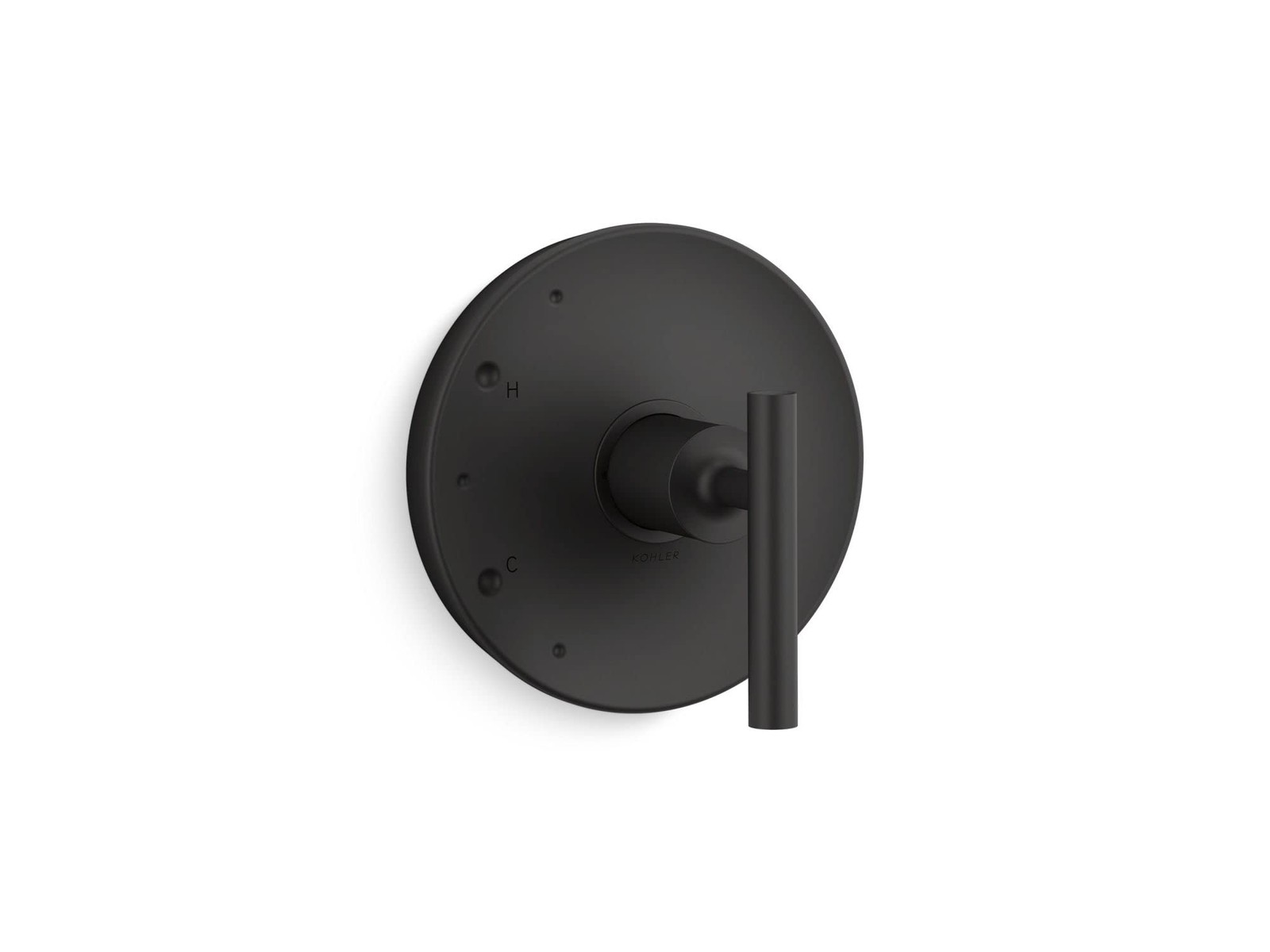 Kohler K-TS14423-4-BL Purist Rite-Temp trim w/ lever, Matte Black - Slight Wear
