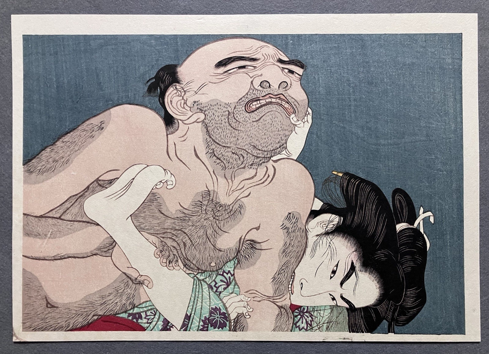 Utamaro Shunga Ukiyo-e Woodblock Print \ Utamaro Shunga Ukiyo-e Woodblock Print \