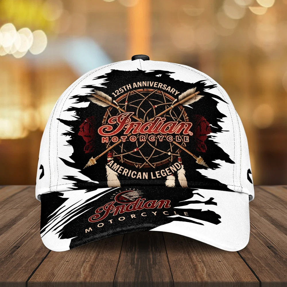 Indian Motorcycle 125th Anniversary Classic Cap Indian Motorcycle 125th Anniversary Classic Cap