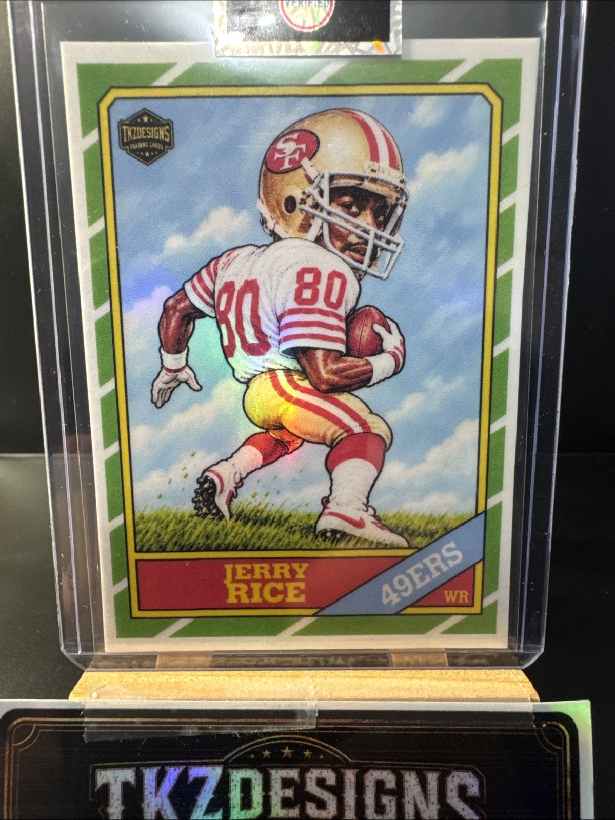 2026 Tkzdesigns Throwback Rookie Jerry Rice San Francisco 49ers JR1