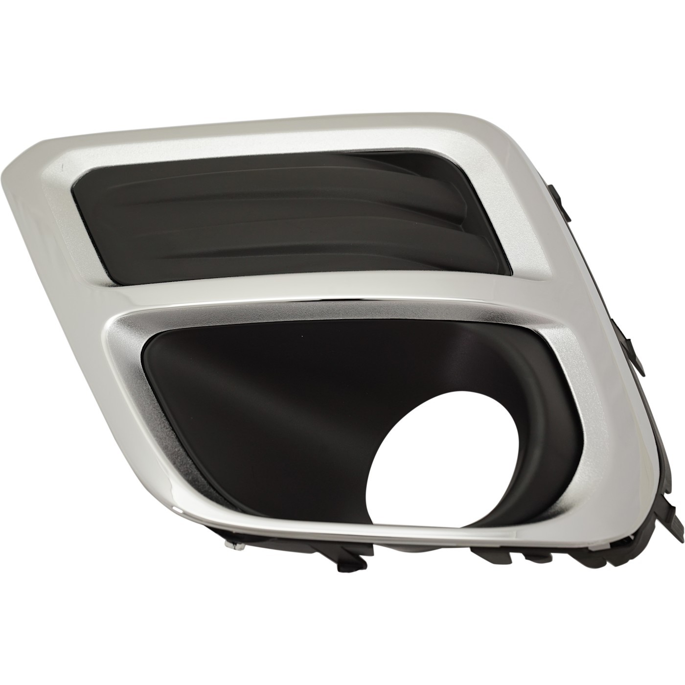 Fog Light Trim For 2019-2021 Subaru Forester Limited Front Left Black and Chrome