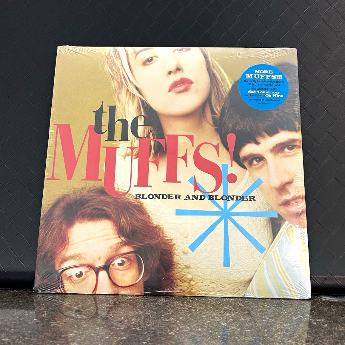 The Muffs Blonder and Blonder Sealed Blue Vinyl LP, 2016 Remastered, 12