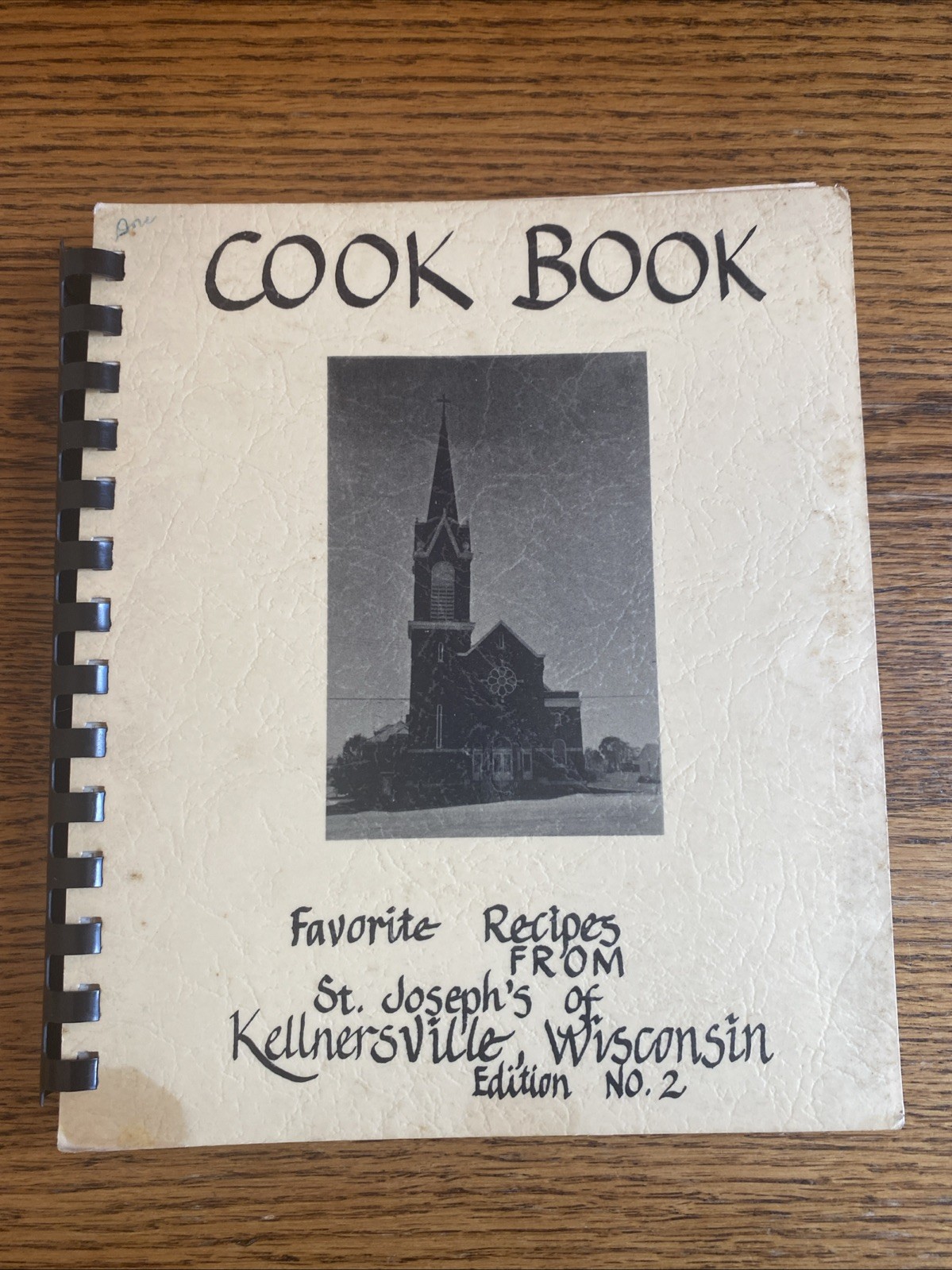 Vintage 1971 KELLNERSVILLE, WI St Joseph\'s Church Cookbook 