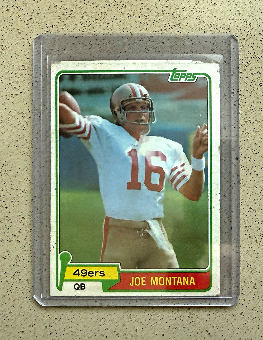 Topps 1981 Topps Joe Montana #216 Rookie RC Base Football San Francisco 49ers
