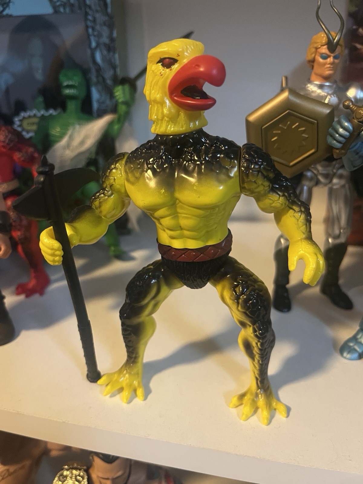 Zoloworld Warrior Beasts Crowcar Figure realm of the underworld motu remco heman