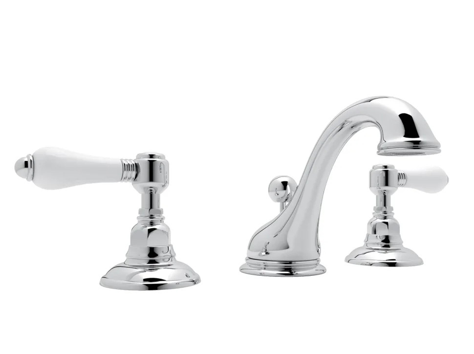 Rohl A1408LPAPC-2 Viaggio Acqui Widepread Bathroom Sink Faucet Drain Chrome NEW